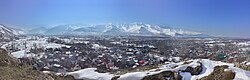 Aerial view of the——town