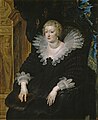 Anne d'Autriche par Rubens, huile sur toile, 1622, musée du Prado, Madrid.