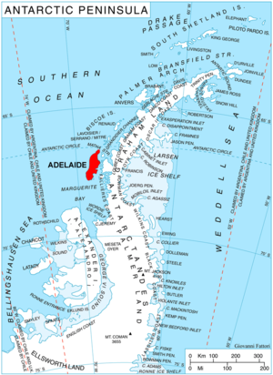 Острів Аделейд. Антарктичний півострів