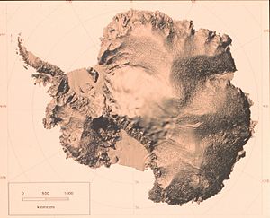 خريطة انتاركتيكا