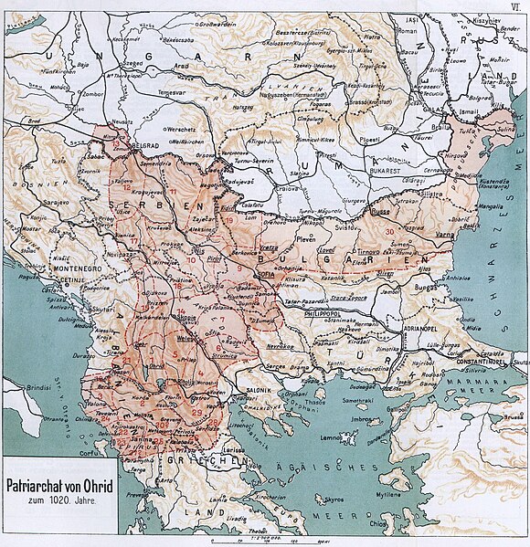 File:Archbishopric of Ohrid in 1020, map by Dimitar Rizov (1917).jpg