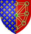 Scudo di Francia-Navarra, nel XIV secolo dopo l'unificazione dei regni
