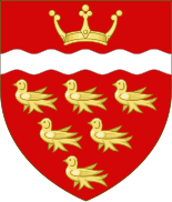 The coat of arms of East Sussex