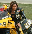 Angelle Sampey on her bike in 2007