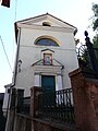 Facciata della chiesa di Nostra Signora Assunta, Arquata Scrivia, Piemonte, Italy