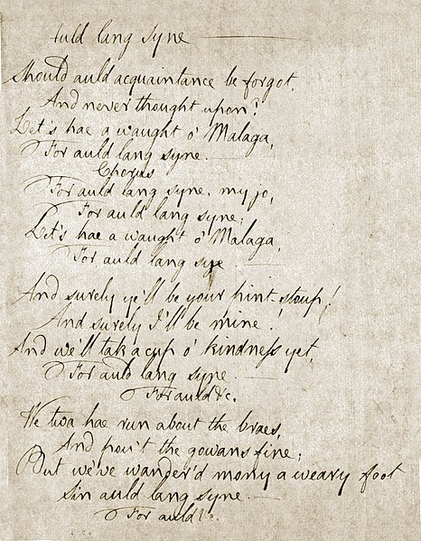 File:Auld Lang Syne manuscript 1.jpg