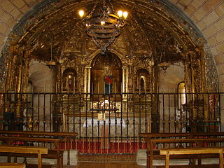 Capilla de la Soterraña en la cripta.