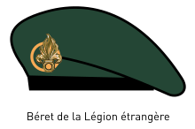 Bérets Légion étrangère.svg