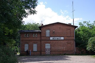 <span class="mw-page-title-main">Altranft station</span> Railway station in Altranft, Germany