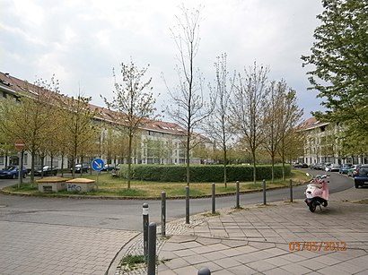 So kommt man zu dem Ballonplatz mit den Öffentlichen - Mehr zum Ort Hier