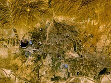 Satellitenbild von Baotou