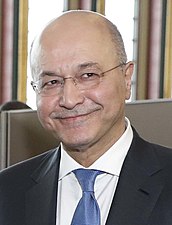 برهم صالح (1960) رئيس جمهورية العراق التاسع منذ 2 أكتوبر 2018