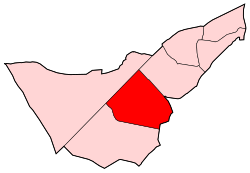 Location of Las Águilas