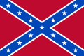 Battle flag of the Confederate States of America (light blue) (2-3).svg