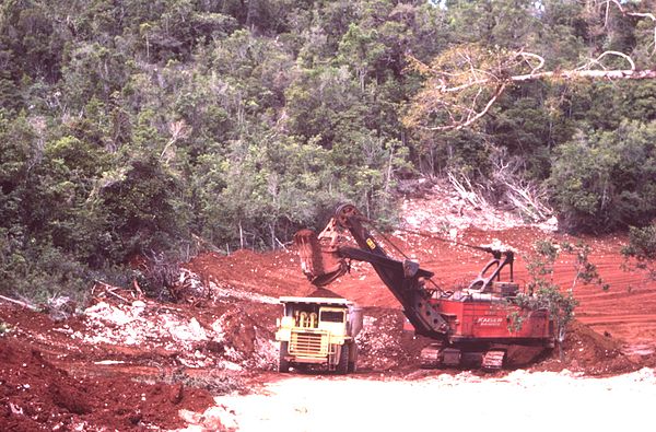 Bauxite mine in Jamaica (1984)