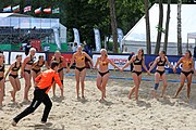 Deutsch: Beachhandball Europameisterschaften 2019 (Beach handball Euro); Tag 3: 4. Juli 2019 – Frauen, Hauptrunde Gruppe I, Ungarn-Niederlande 0:2 (20:23, 14:21) English: Beach handball Euro; Day 3: 4 July 2019 – Women Main Round Group I – Hungary-Netherlands 0:2 (20:23, 14:21)