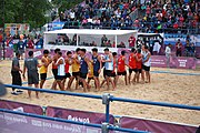 Deutsch: Beachhandball bei den Olympischen Jugendspielen 2018; Tag 5, 10. November 2018; Jungen, Hauptrunde - Thailand-Argentinien 2:1 English: Beach handball at the 2018 Summer Youth Olympics at 11 October 2018 – Boys Main Round – Thailand-Argentina 2:1