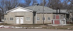 Bee, Nebraska States Ballroom from SE 1.JPG