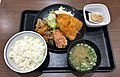 吉野家の牛・から・アジフライ定食