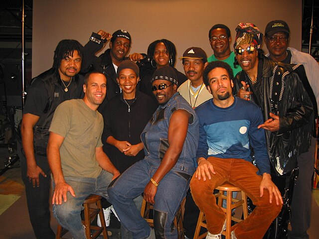 Ben Harper backstage with Toots and the Maytals and Jack Johnson.