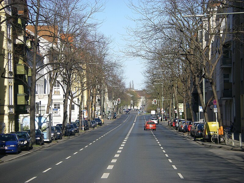 Berlin-Steglitz Schildhornstraße (Blickrichtung: Westen)