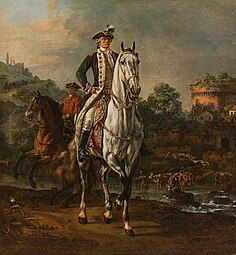 Bernardo Bellotto, Equestrian Portrait of the King of Poland's Page Gintowt