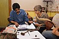 Biman Mullick And Sebanti Sarkar Studying On Panchanan Karmakar - Serampore - Hooghly 2017-07-06 1103.jpg