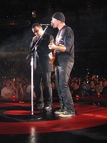 Bono (left) and the Edge (right)