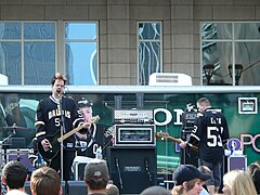 Bowling for Soup performing before the Stars' run in the 2008 Stanley Cup playoffs