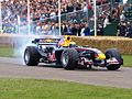 Sébastien Buemi bemutató a RB1-gyel a 2008-as Goodwood Festival of Speeden.