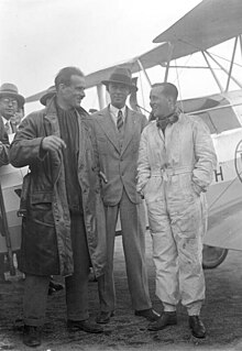 Broad and A. Butler in Berlin-Tempelhof in 1930