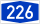 Bundesautobahn 226 number.svg