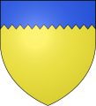 Arms of Walter (Butler (ancient), Boleyn (modern)): Or, a chief indented azure