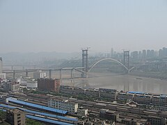 Caiyuanba Bridge construction.jpg