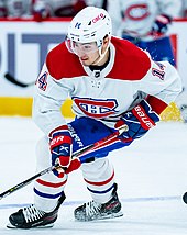 Suzuki with the Canadiens in 2021 Canadiens Capitals Hockey (51707632360) (cropped).jpg