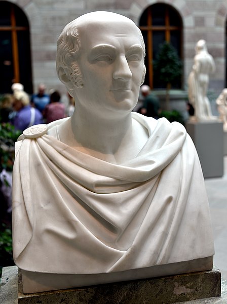 File:Carl Johan Adlercreutz, count, officer, and statesman, by Johan Niklas Bystroms. Marble. Nationalmuseum, Stockholm, Sweden.jpg