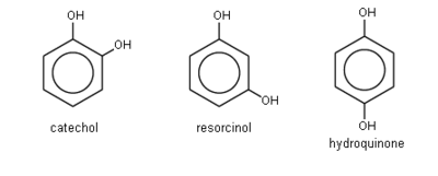 Catecol, resorcinol i hidroquinona