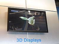 3D TV photo in 2D