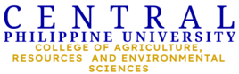 Central Philippine University College of Agriculture, sumber-Sumber dan Ilmu Lingkungan Resmi Banner.png