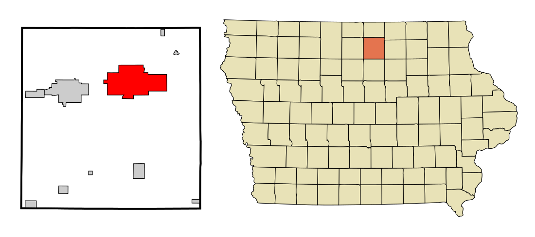 File:Cerro Gordo County Iowa Incorporated and Unincorporated areas Mason City Highlighted.svg