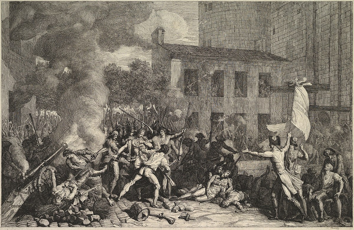 Charles Thévenin, The Storming of the Bastille on 14 July 1789, ca. 1793.jpg
