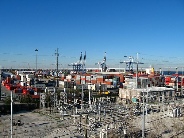 Image: Charleston Columbus St port terminal