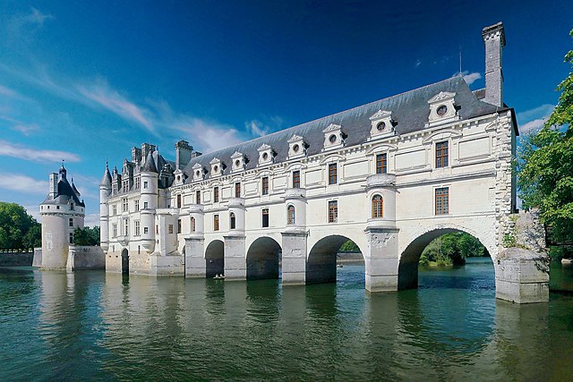 The Château de Chenonceau, on the river Cher