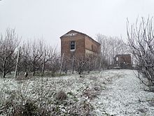 La chiesa vecchia di Marmorta, abbandonata per le alluvioni