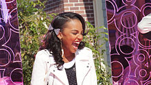 McClain performing at the 2011 Disney Parks Christmas Day Parade.