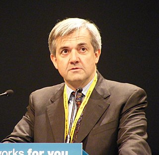 Chris Huhne British Independent politician