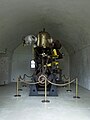 Musée national de la Marine de Port-Louis : machine à vapeur du bateau-citerne La Cataracte.