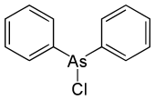 Structure of diphenylarsine chloride