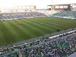 A match between Santos Laguna and Houston Dynamo corresponding to the quarterfinals of the Concacaf Champions League 2012-2013. Club Santos Laguna, 2013.jpg