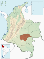 Localización de Guaviare